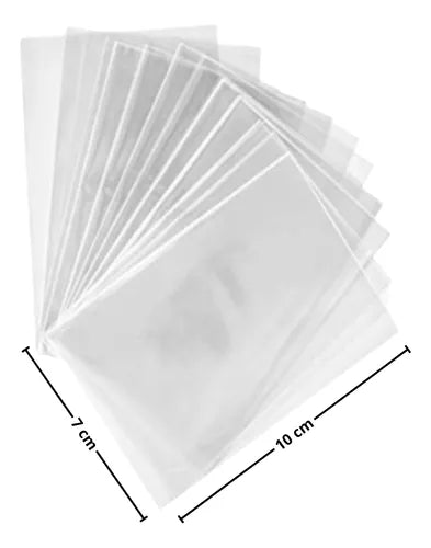 Bolsa Celofan 7x10 - 100 unidades. Bolsa Polipropileno 7x10