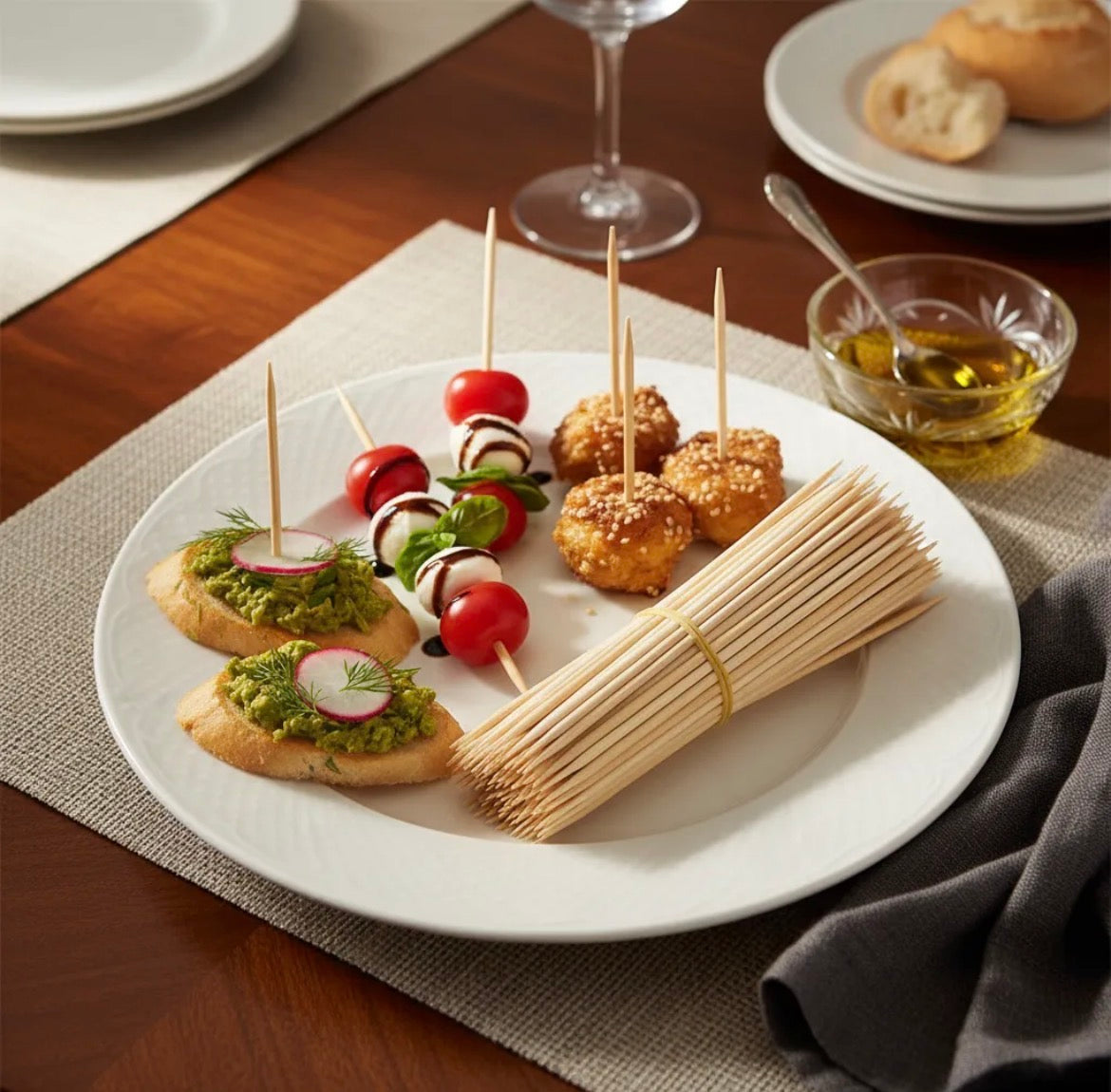 Paquete Brocheta 30 cm grueso - 45 unidades