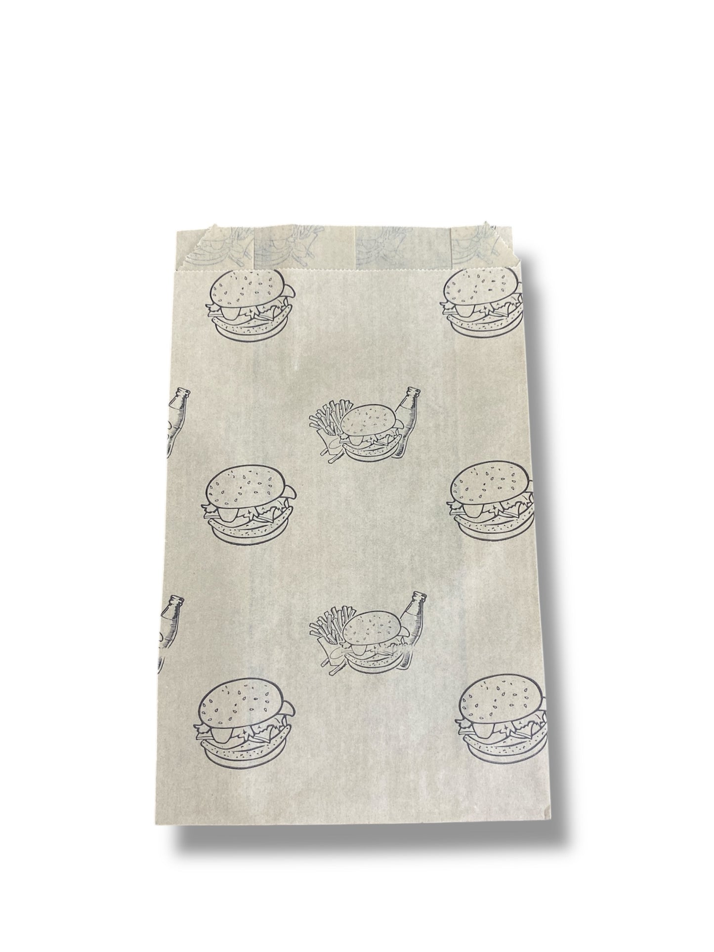 Saco Kraft 1/2 kilo con diseño - 50 unidades