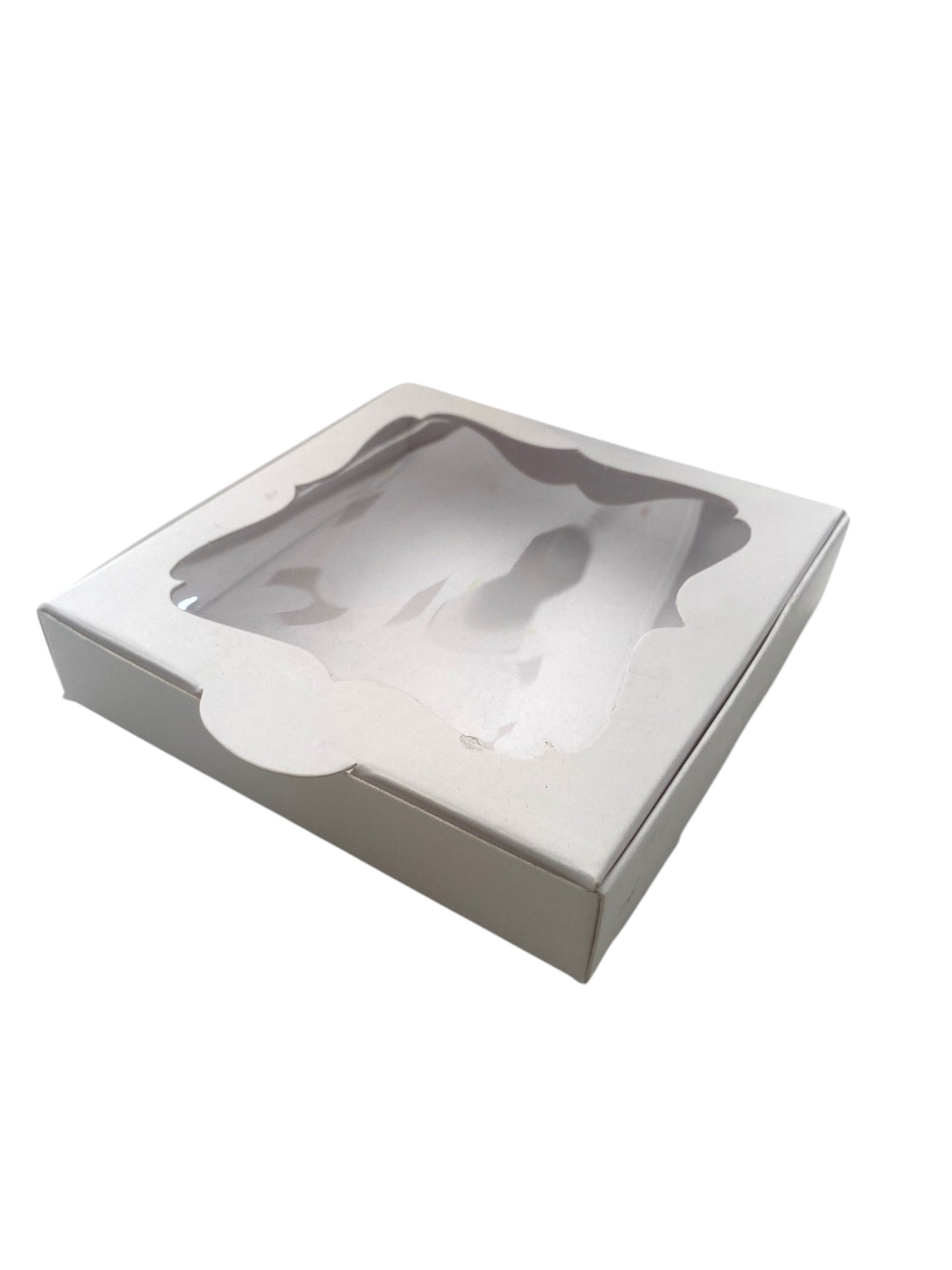 Caja Para 4 alfajor con visor - 10 unidades