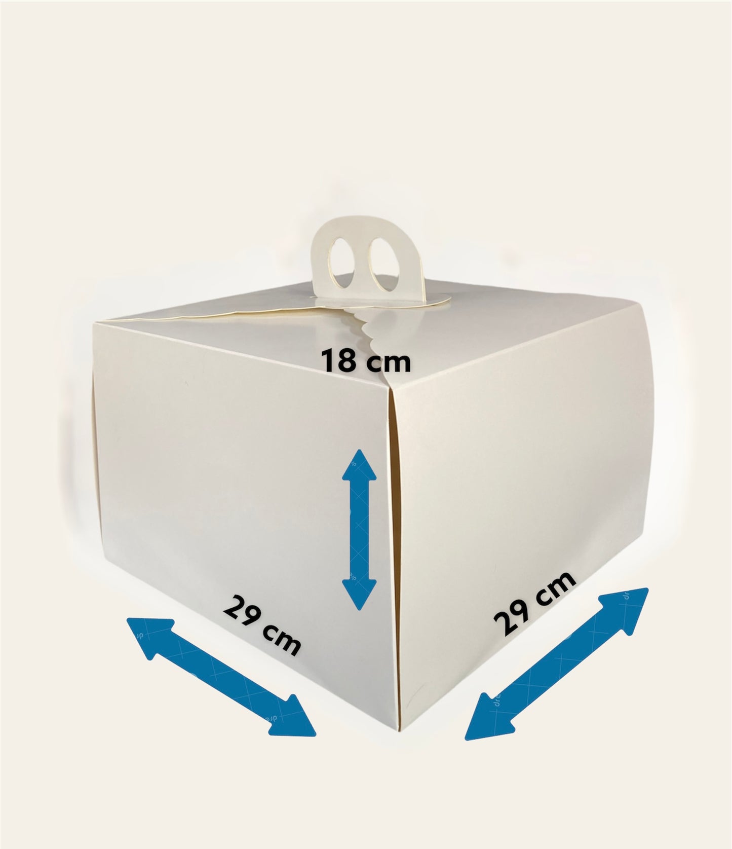 Caja para Torta 29x29x18cm