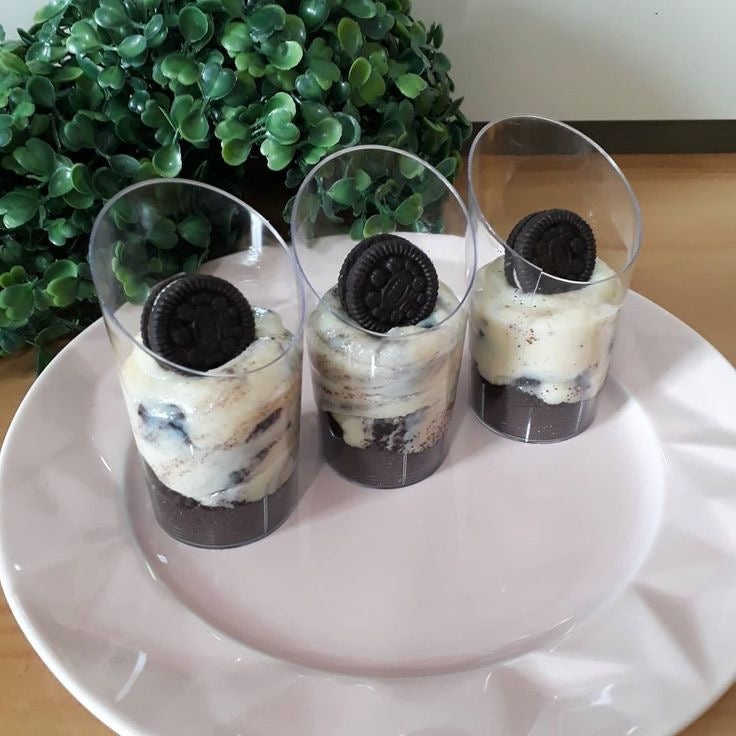 Vaso Diagonal acrílico 60ml - 20 unidades