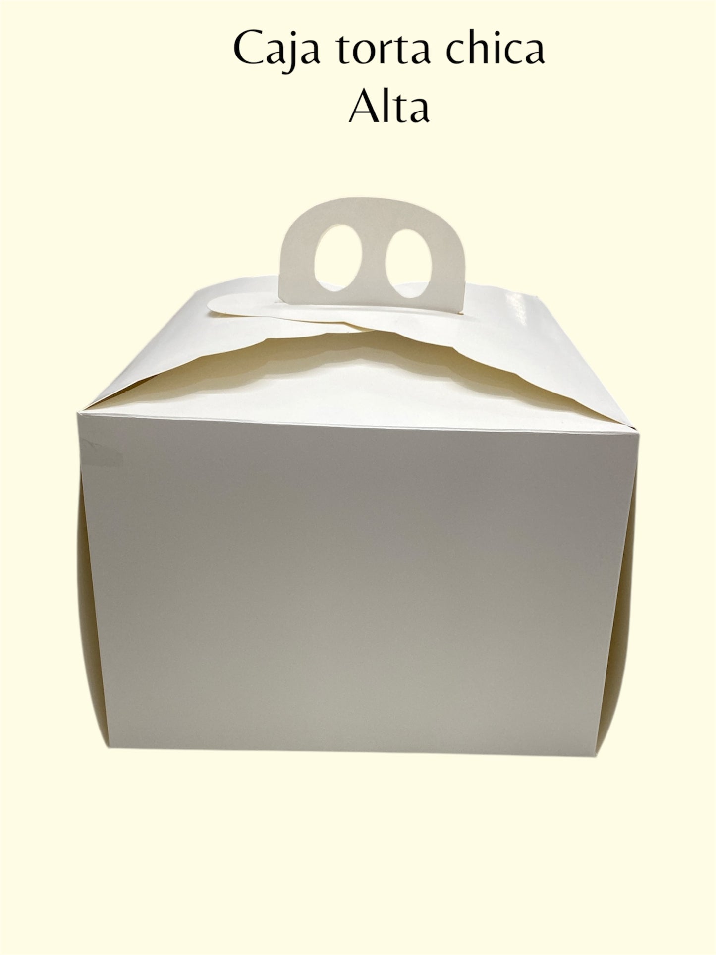 Caja torta alta 25x25x18 cm alto
