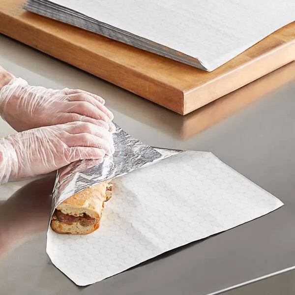 Papel Aluminio para Hamburguesa 28x34 - 50 unidades