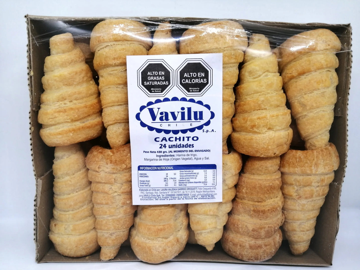 Cachos de Hojaldre cóctel 24 unidades - Vavilu