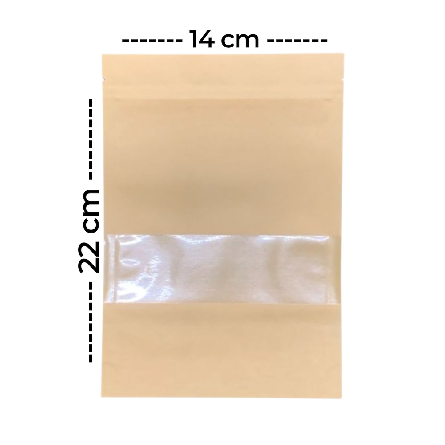 Bolsa doypack 14x22 cm - 50 unidades