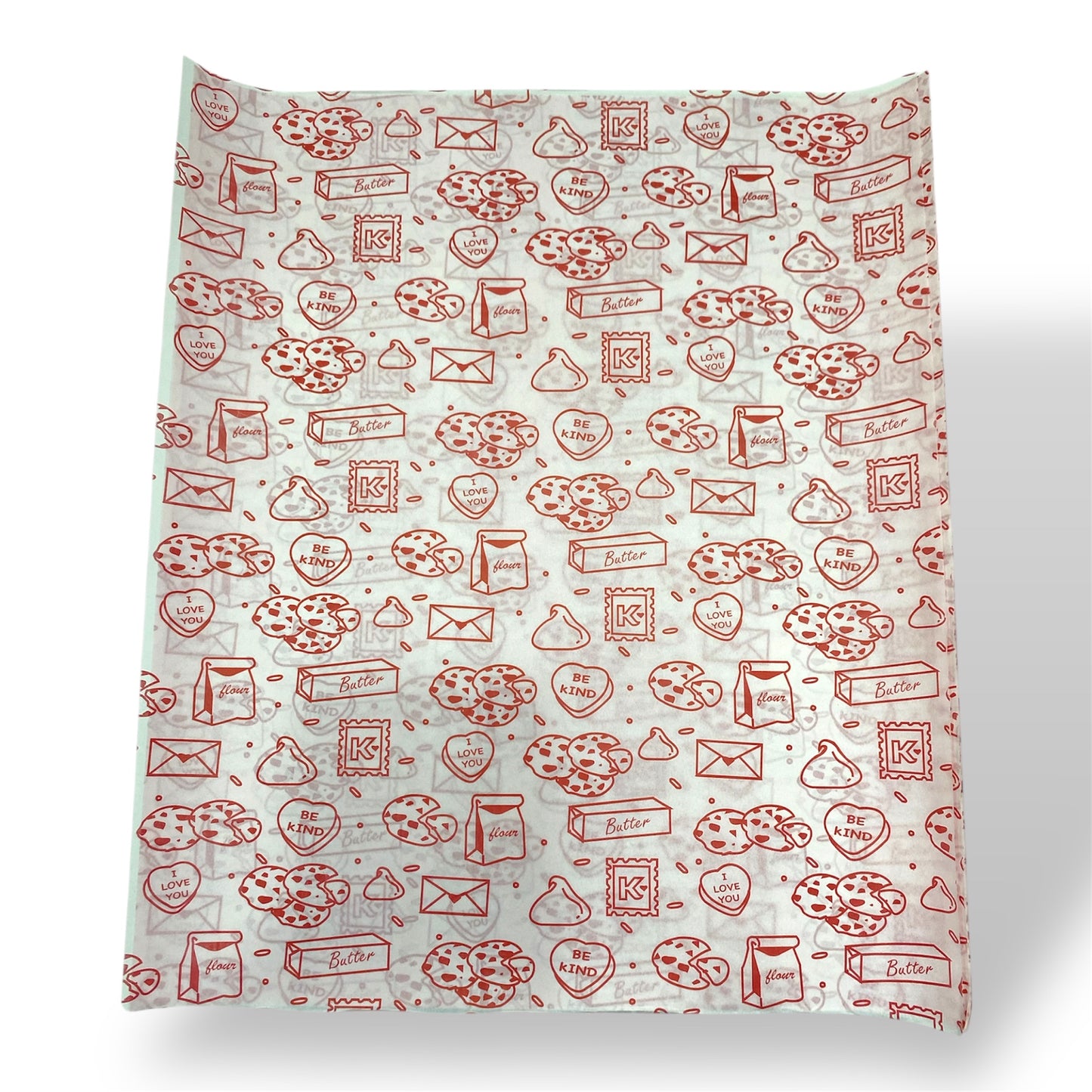 Papel antigrasa con Diseño Galleta 28x33 - 100 unid