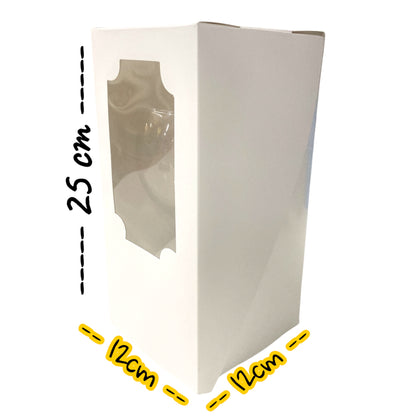 Caja para copa Torta 12x12x25cm alto