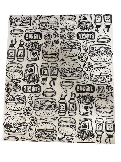 Papel Antigrasa Comida Rápida - 100 unidades