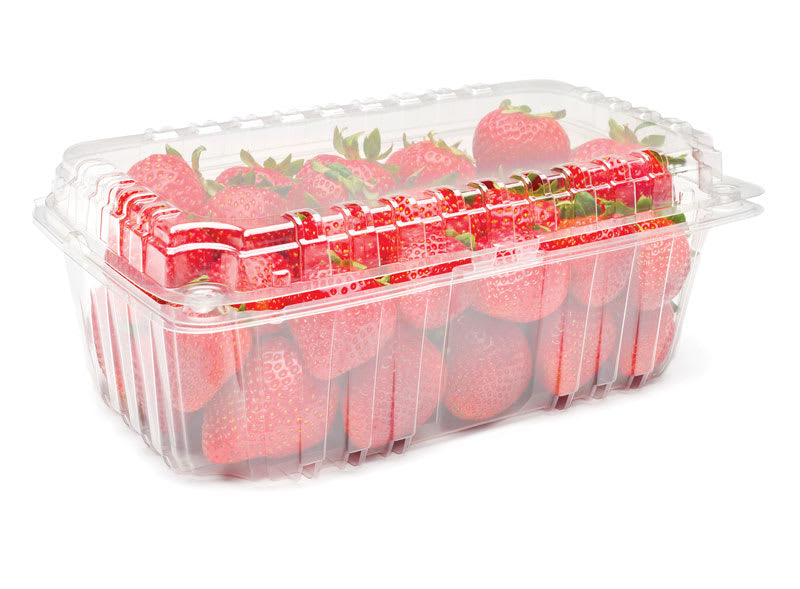 10 envases Frutillero 1/2 kilo. Clamshell para frutas