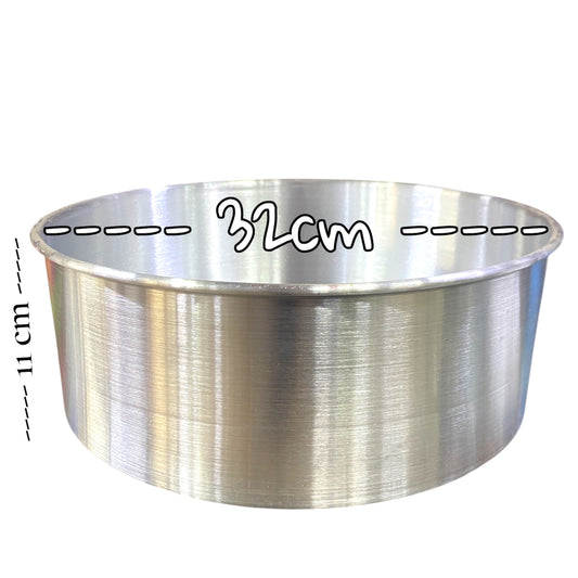 Molde de aluminio Desmontable 32cm x 11cm de alto