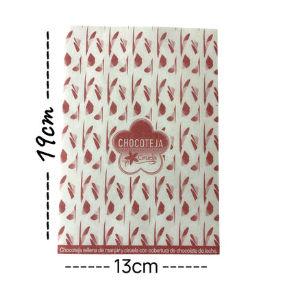 100 Papeles Para Chocotejas 13x19 - Ciruela