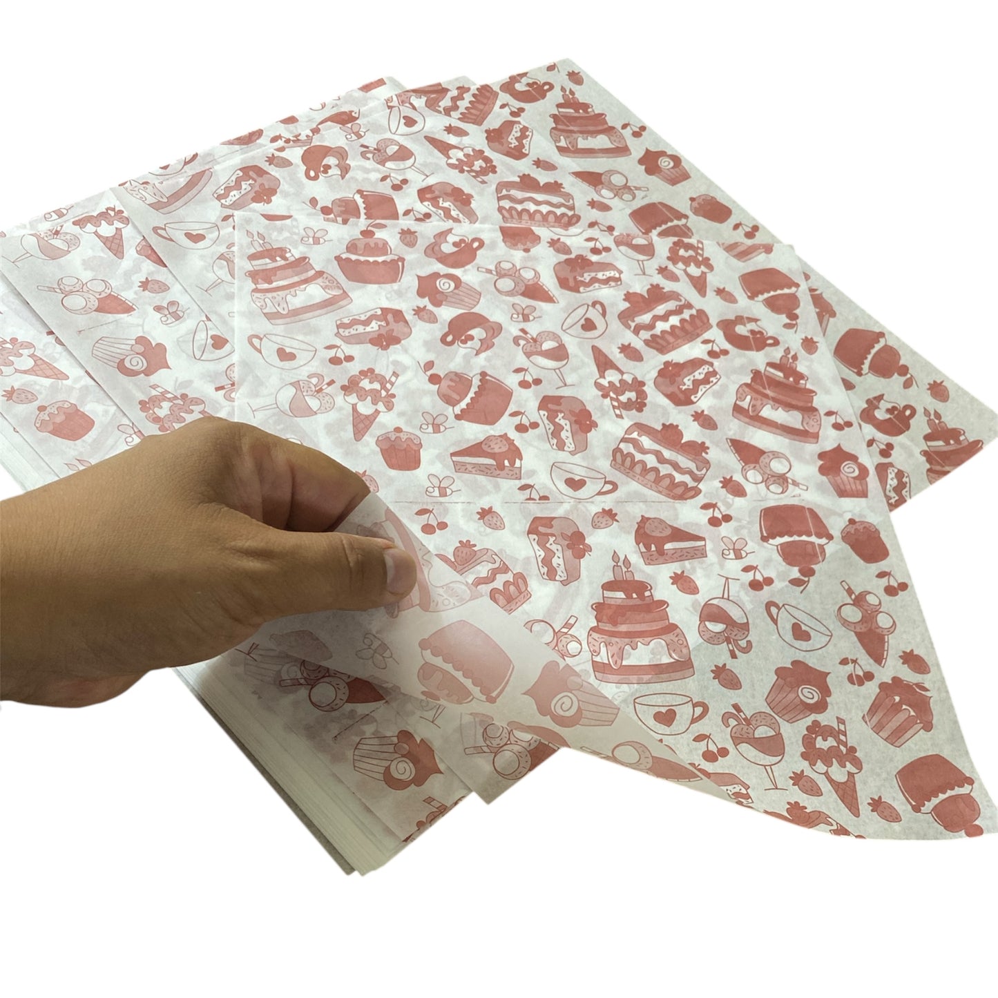 Papel antigrasa Repostería Cafe - 100 unidades