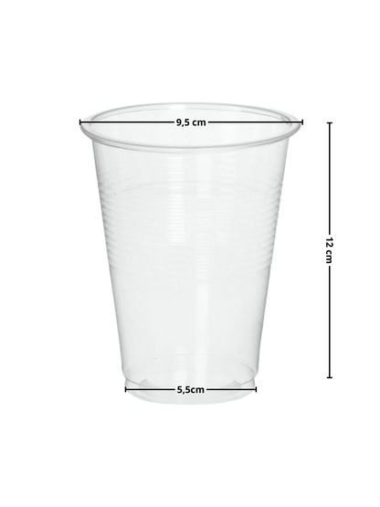 Vasos Desechables pp 16oz sin tapa - 50 unidades