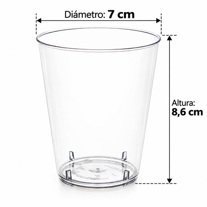 Pack 25 vaso acrílico 7oz - vaso Holandés