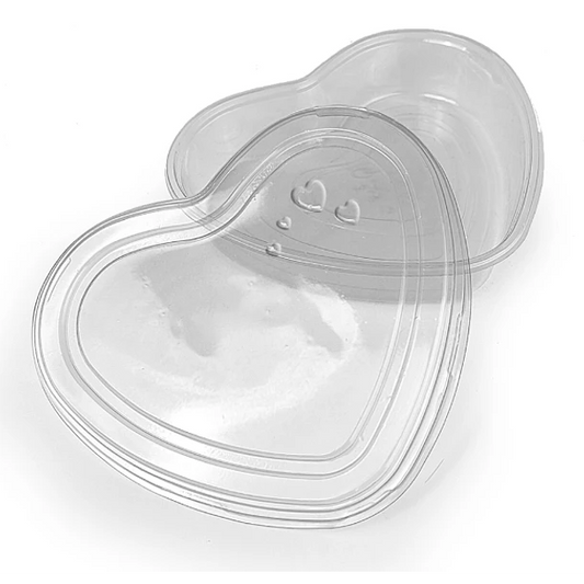 10 Envases dulce corazón c/tapa