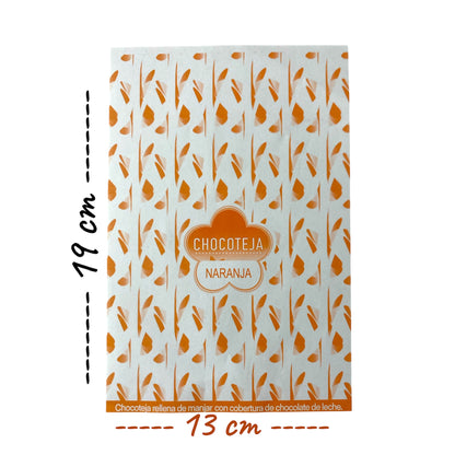 100 Papeles para Chocotejas - Naranja