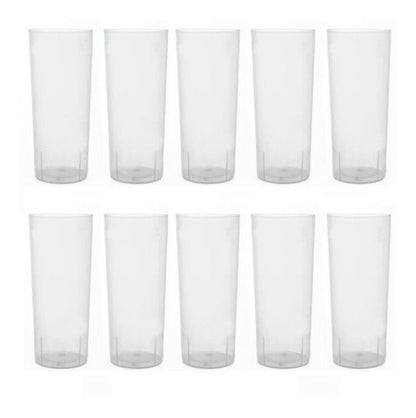 Vaso Acrílico trago largo 300ml - 100 unidades