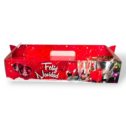 Caja pan de jamón con diseño 40x12x10 cm