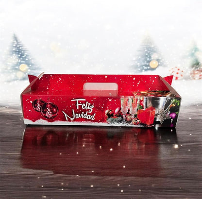 Caja pan de jamón con diseño 40x12x10 cm