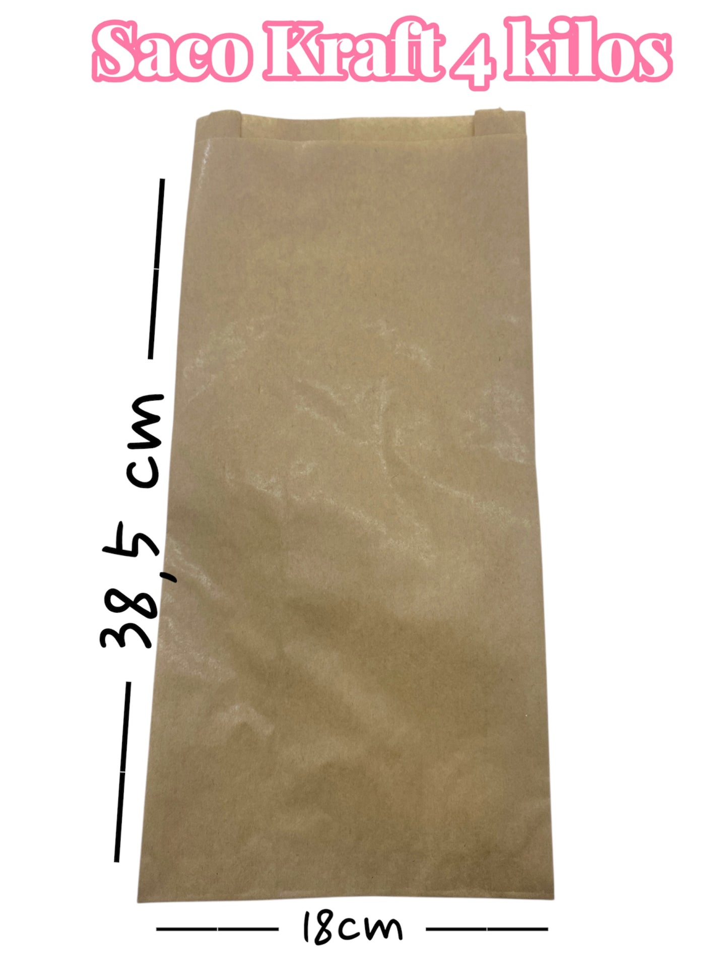Saco Kraft 4 Kilos - 50 unidades
