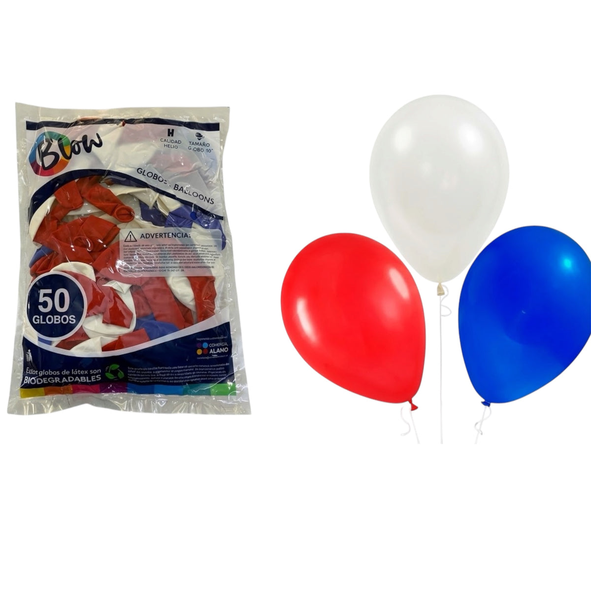 50 Globos Tricolor Fiestas Patrias n10