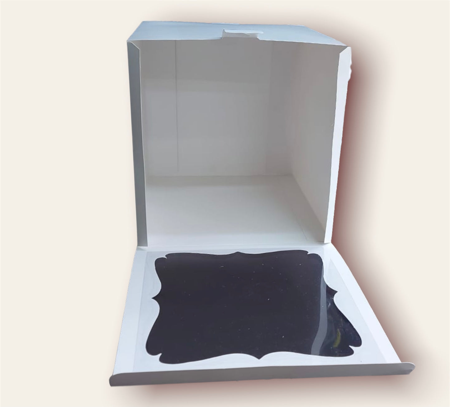 Caja para torta con visor 25x25x25