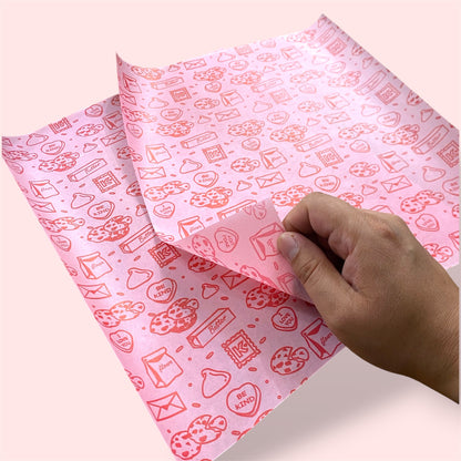 Papel antigrasa con Diseño Galleta 28x33 - 100 unid