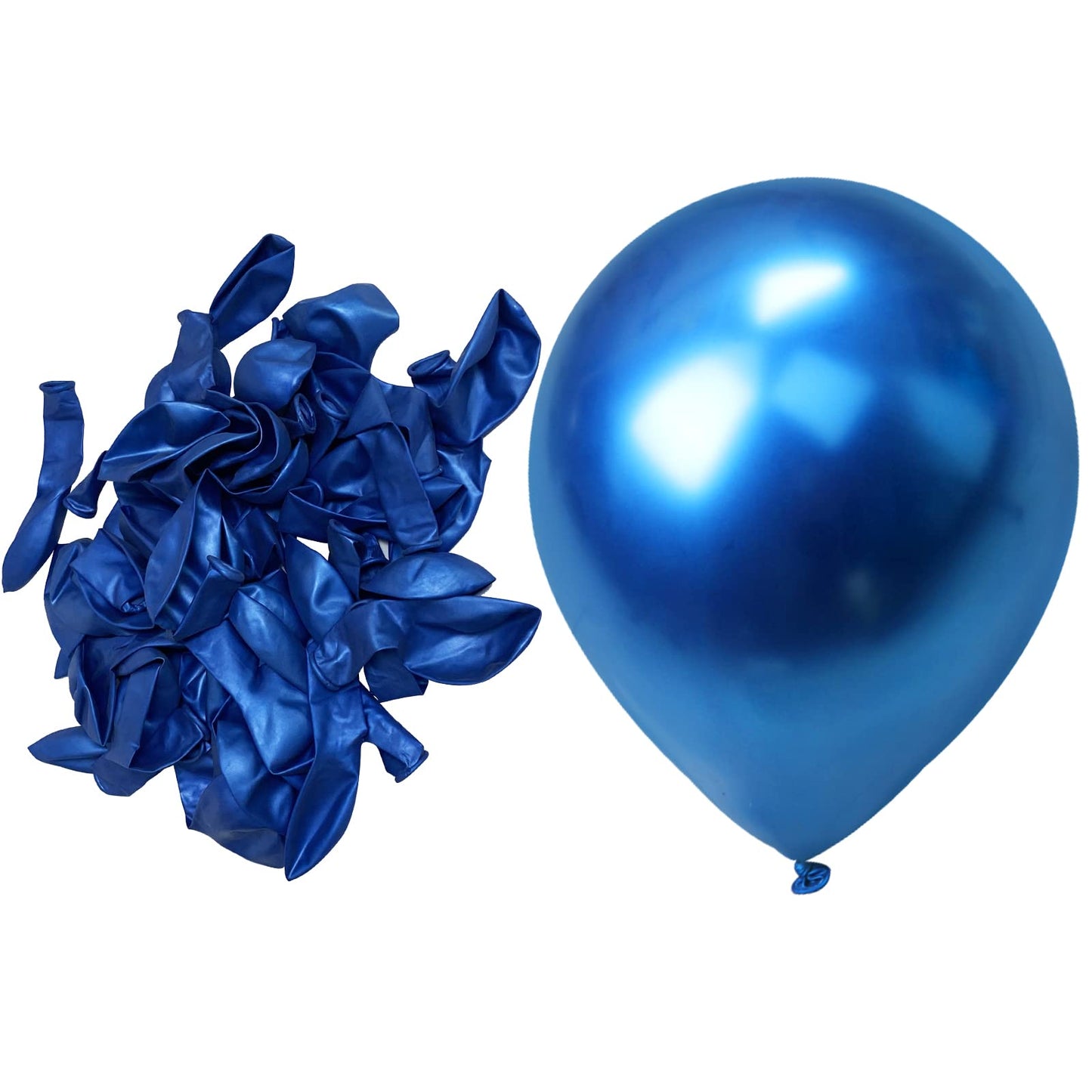 Globos metalizados 50 unidades. Globos Cromados