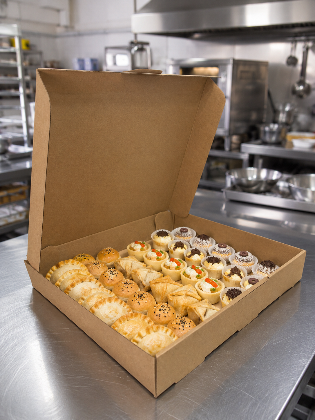 Caja Kraft para empanadas 43x36x7cm