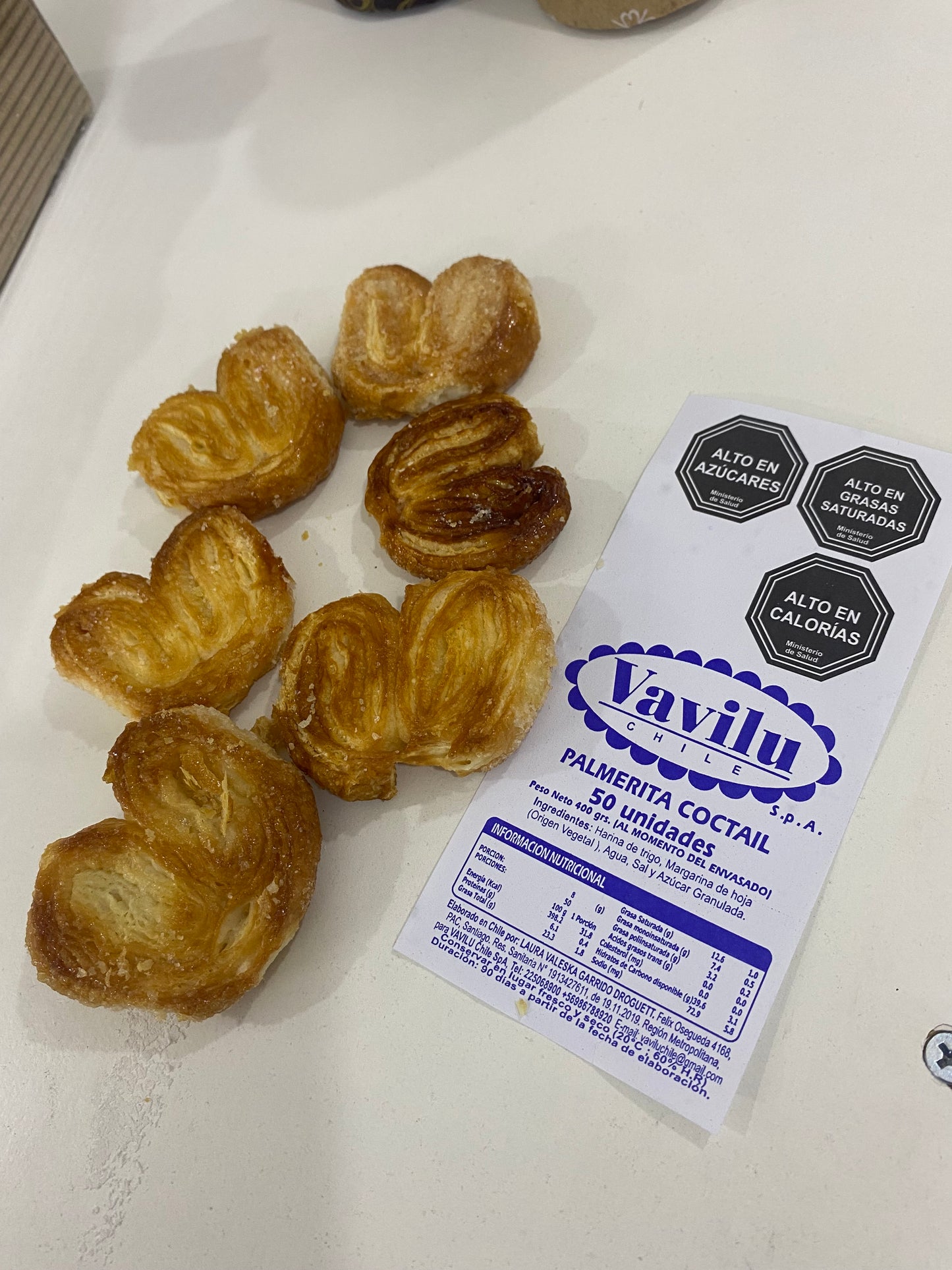 Palmeritas coctail vavilu 50 unidades