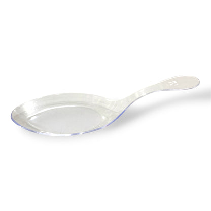 Cuchara acrílica para degustación ceviche - 50 unid