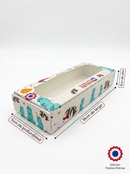 10 Cajas para 3 alfajores diseño fiestas patrias
