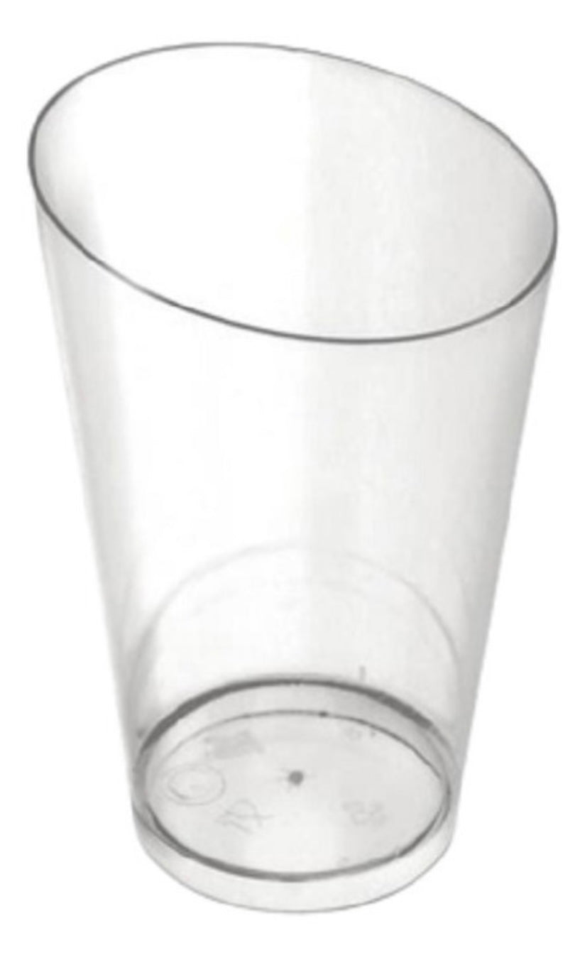 Vaso Diagonal acrílico 60ml - 20 unidades