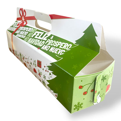 Caja pan de jamón con diseño - 40cm