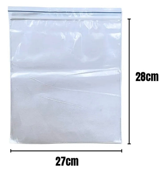 Bolsa zipper 27x28 - 100 unidades