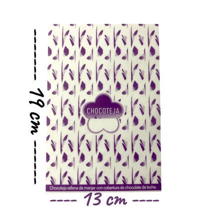 100 Papeles para Chocotejas 13x19 - Morado