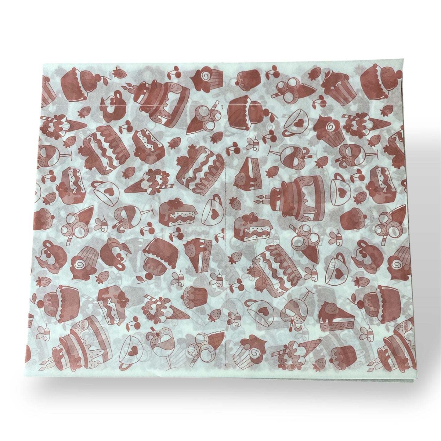 Papel antigrasa Repostería Cafe - 100 unidades