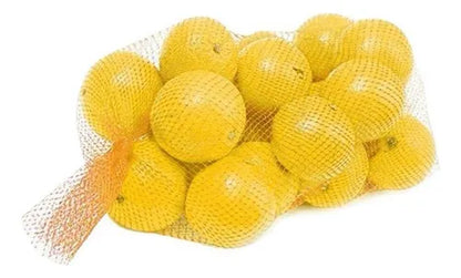 50 Mallas para fruta / verdura para 3 kilos - Amarillo