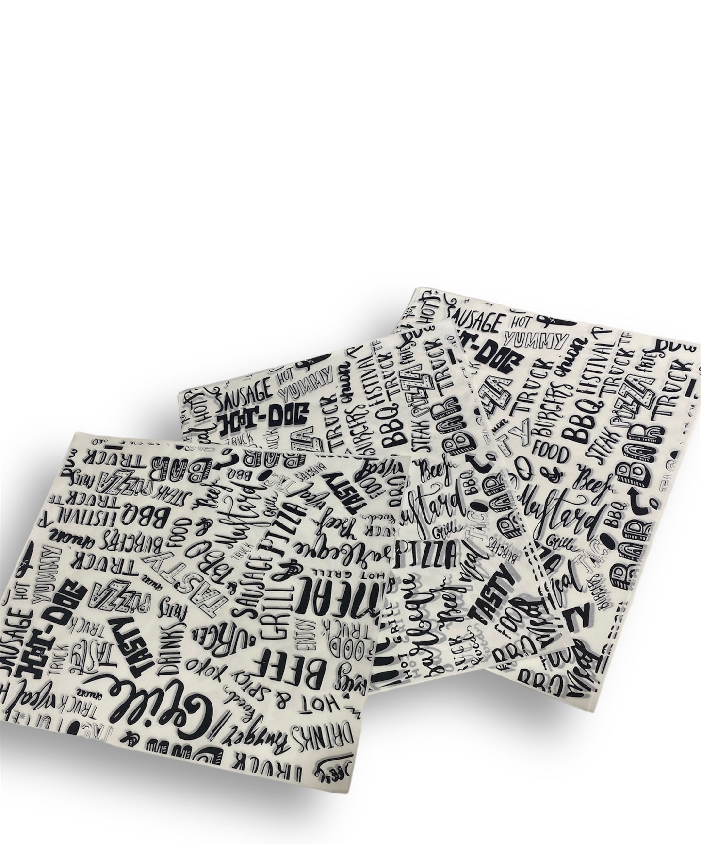 Papel antigrasa Tasty - 100 unidades