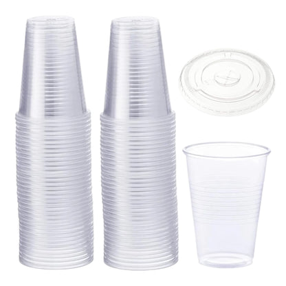 Vaso Desechable 10 oz c/tapa - 50 unidades