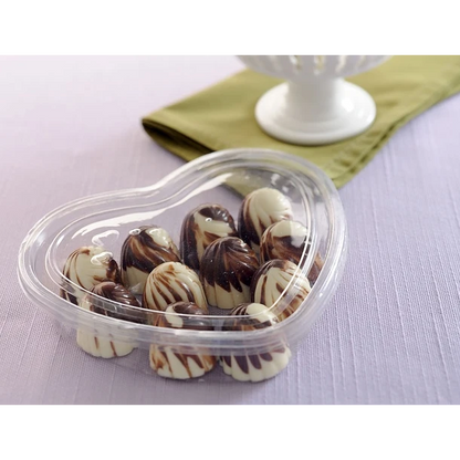 10 Envases dulce corazón c/tapa