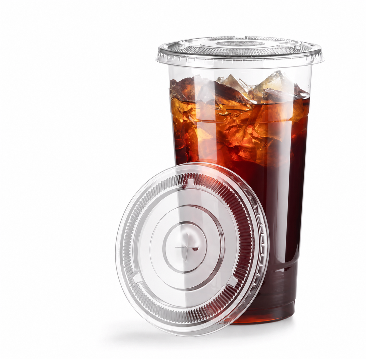 50 vasos PET 32 Oz - vaso 1 litro con tapa