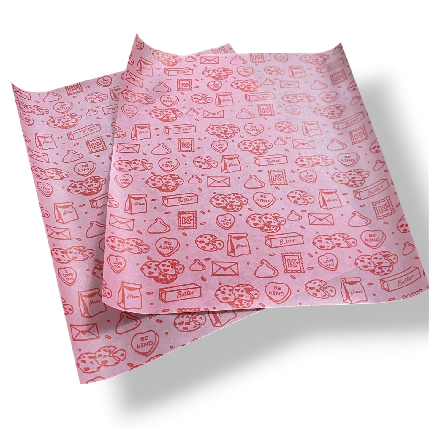 Papel antigrasa con Diseño Galleta 28x33 - 100 unid