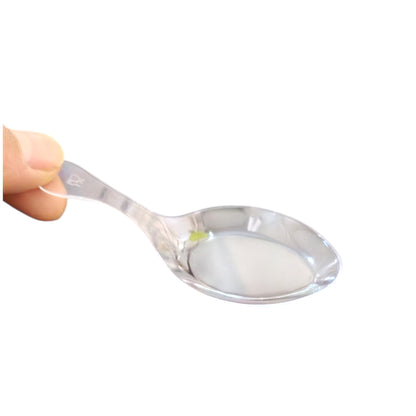 Cuchara acrílica para degustación ceviche - 50 unid