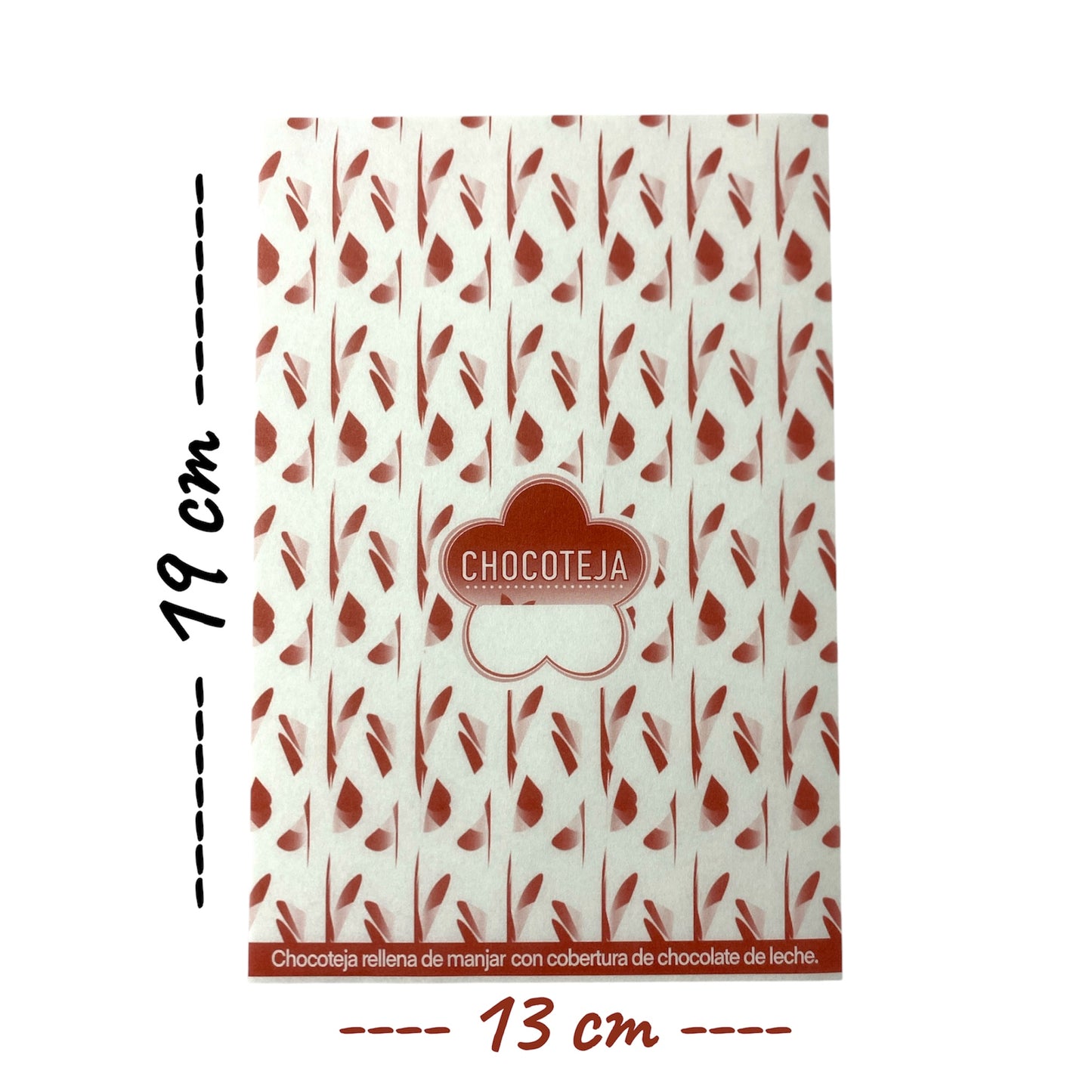 100 Papeles para Chocotejas 13x19 - Marrón