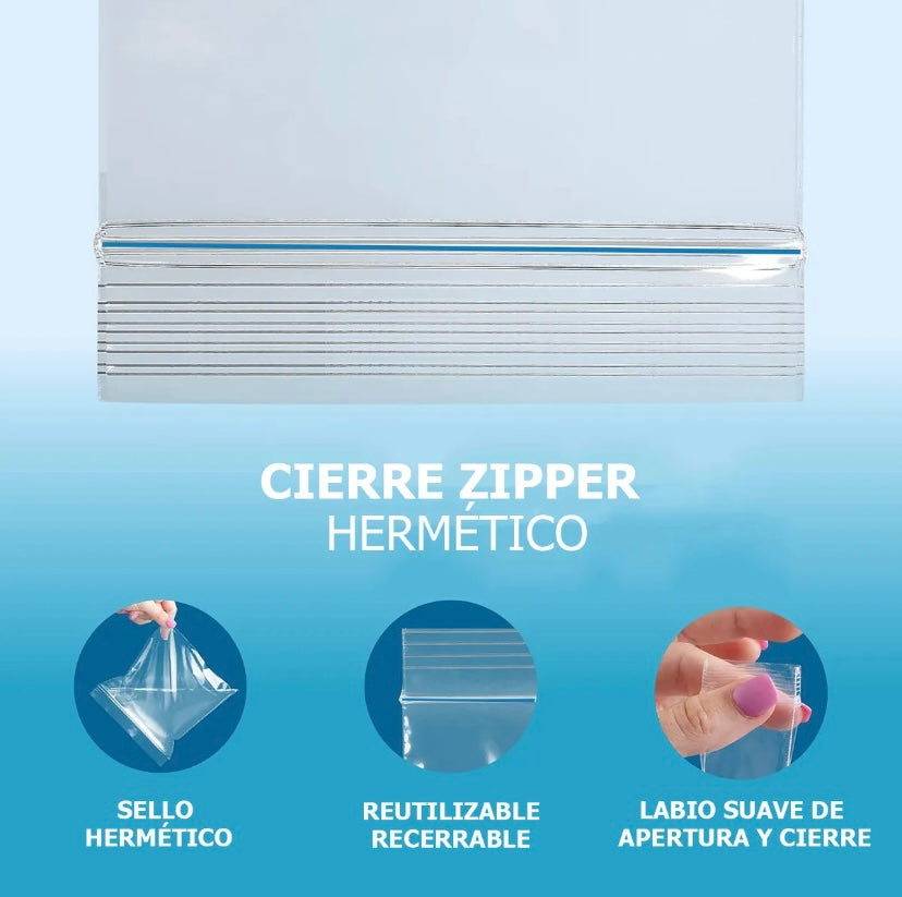 Bolsa zipper 27x28 - 100 unidades
