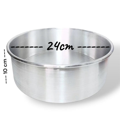 Molde de aluminio Fijo 24cm x 10cm alto