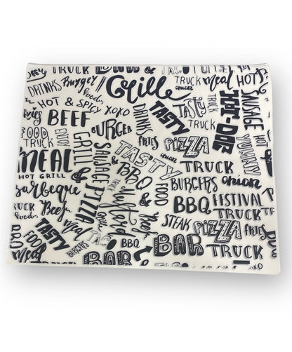 Papel antigrasa Tasty - 100 unidades