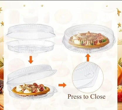 Cupula de tartaleta transparente 24 cm